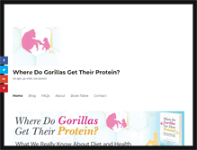 Tablet Screenshot of gorillaprotein.com